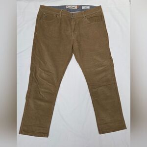 Tailor Vintage Canaan Slim Fit Fine Wale Corduroy Pants Khaki 38X30